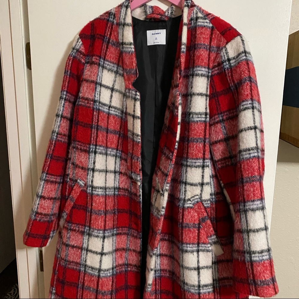 Old Navy Plaid Coat
